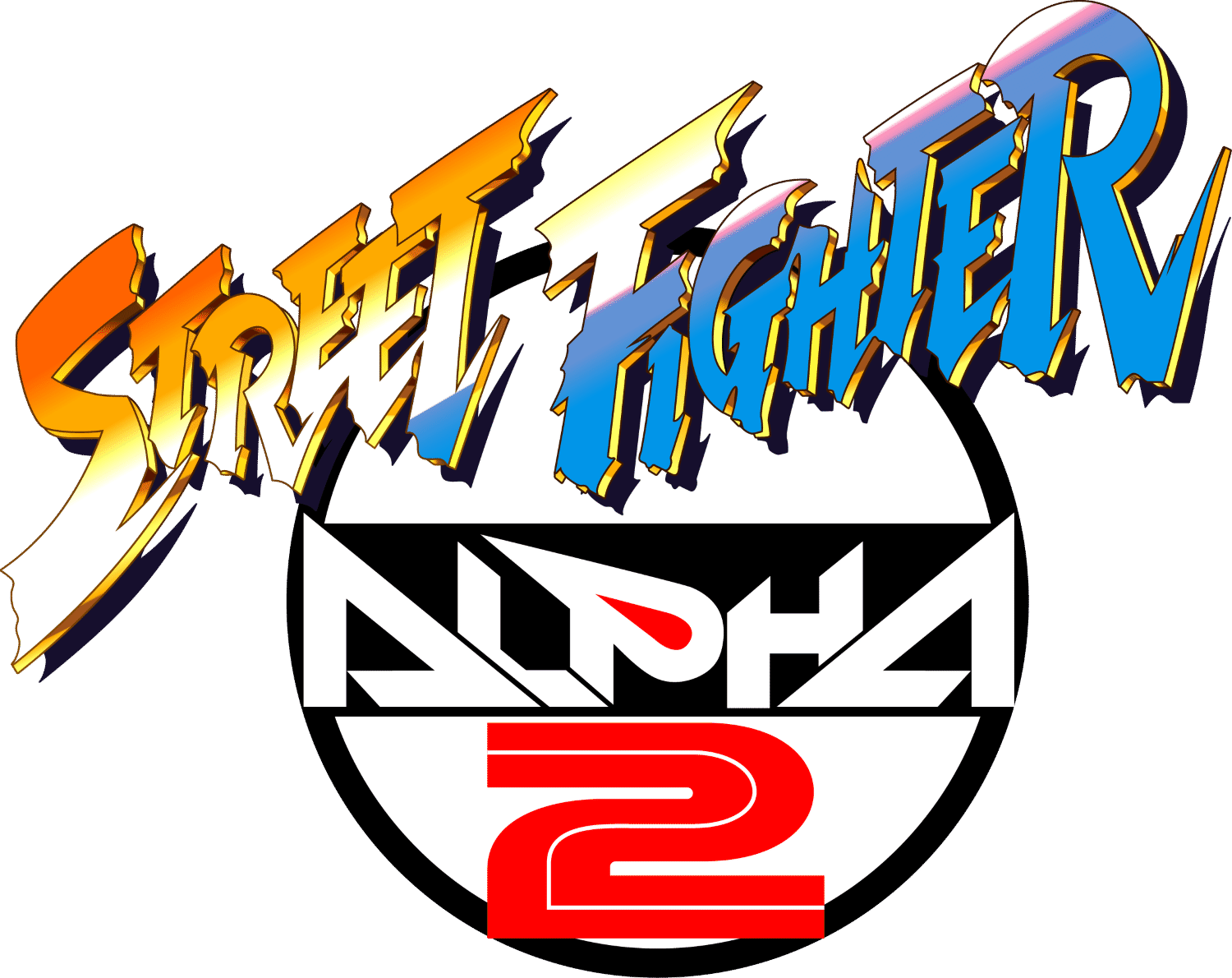 Street Fighter Alpha 2 logo for Playstation